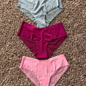 (3) NWT Victoria's Secret cheeky underwear, Size Large